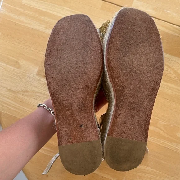 Loeffler Randall Gold Wedges - Picture 7 of 8